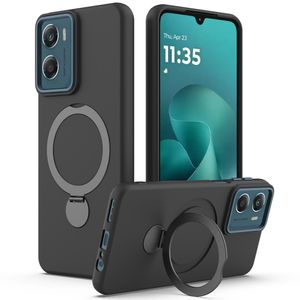 Motorola Moto G06 Power 4G/Moto G06 4G Deksel MagSafe-kompatibel Ring - Svart