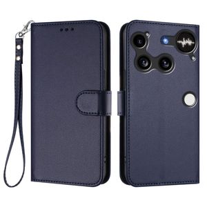 Nothing Phone (3) 5G Wallet Cover Stand Card Holder Strap - Blue