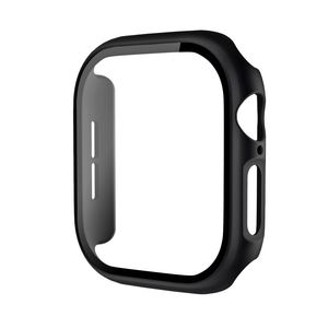 Apple Watch 12 46mm Cover med skærmbeskyttelse i hærdet glas - Sort