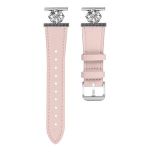 Garmin Approach S40/Forerunner 158 Klokkereim med Blomsterdekorasjon - Rosa