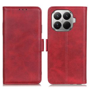 Xiaomi 17T Pro Lompakkokotelo PU nahka - Punainen