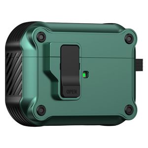 Apple AirPods Pro 3 Deksel med karabinkrok - grønn