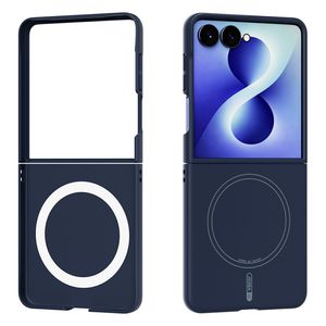 ABEEL Samsung Galaxy Z Flip8 MagSafe kuori silikonista - Tummansininen