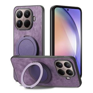 Xiaomi 17T Skal i PU-läder med ringstativ - Lila