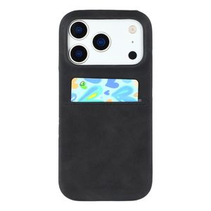 iPhone 18 Pro Max/17 Pro Max-deksel med kortholder – svart