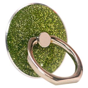 Glitter phone ring holder with kickstand – green