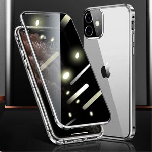 iPhone 12 Mini Case + Built-in Screen Protector - Silver