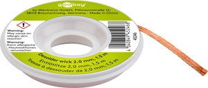 Goobay avloddingsflette 2 mm bred, 1,5 m