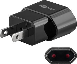 Goobay reseadapter Europlug till USA/Japan – svart