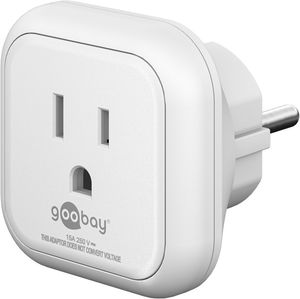 Goobay Reseadapter USA/Japan till Europa – Vit