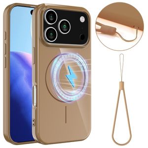iPhone 17 Pro Skal med bärrem - Guld