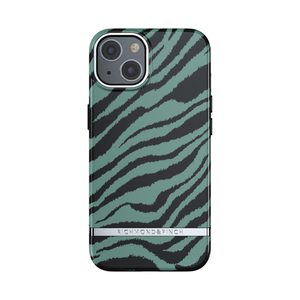 Richmond & Finch Case for iPhone 13 - Emerald Zebra