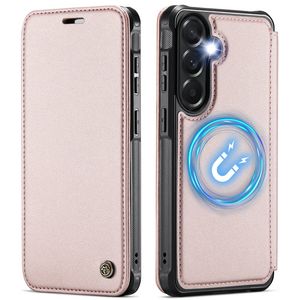 CASEME 053  Samsung Galaxy A17/A16/A26 Lompakkokotelo MagSafe RFID-estävä - Vaaleanpunainen