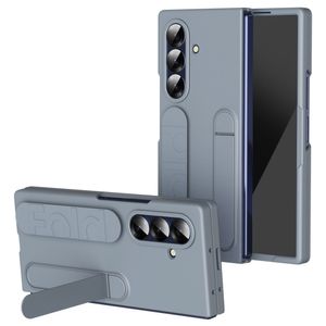 Samsung Galaxy Z Fold7 5G Skal med Stativ - Mörk Grå