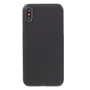 Ultra Ohut Muovinen Kuori iPhone X/XS 5,8 cm – Musta