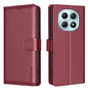 BINFEN COLOR Xiaomi Poco M8 5G/Redmi Note 15 Plånboksfodral RFID-blockerande - Röd