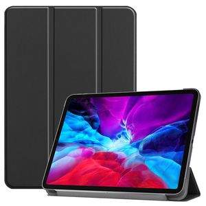 iPad Air 13" / Pro 12.9" Tri-fold flip cover i kunstlæder - Sort
