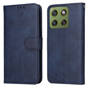 Motorola Edge 70 5G Plånboksfodral PU-läder Stativ Kortfack - Blå