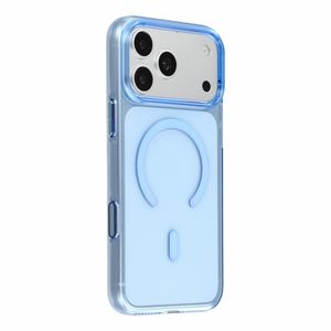 JAUCASE iPhone 18 Pro Max/17 Pro Max MagSafe Kuori - Läpinäkyvä/Sininen