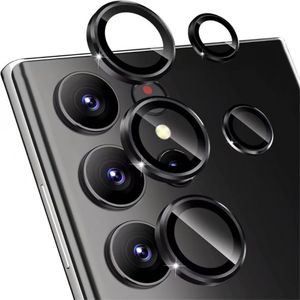 Samsung Galaxy S26 Ultra Linsskydd Härdat Glas - Svart