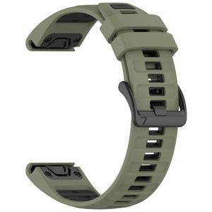 Garmin Fenix 8/Fenix E 47mm/Quatix 7 Pro etc Urrem – Grøn/Sort