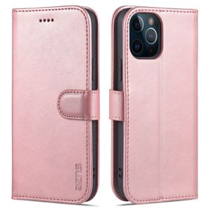 AZNS iPhone 13 mini Wallet Cover Stand – Rose Gold