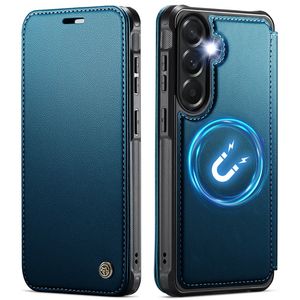 CASEME 053  Samsung Galaxy A17/A16/A26 Lompakkokotelo MagSafe RFID-estävä - Sininen