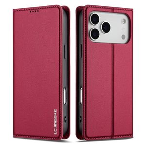 LC.IMEEKE iPhone 17 Pro Max Wallet cover - Pink