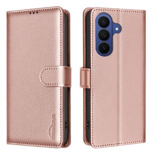 BINFEN COLOR Samsung Galaxy A27 Lommeboketui RFID-blokkering – Rose gull