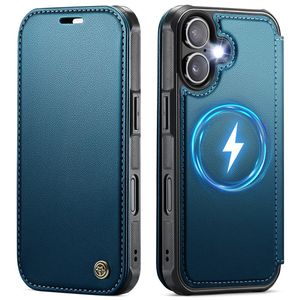 CASEME 053  iPhone 17 Lompakkokotelo MagSafe RFID-estävä - Sininen