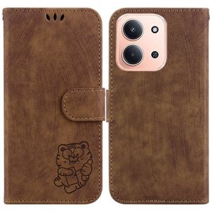 Xiaomi Redmi 15C 5G / 15C 4G Etui med Stativ - Brun