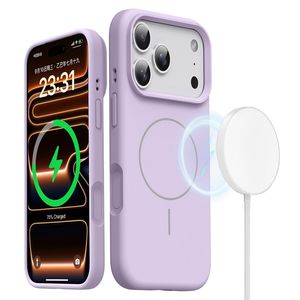 iPhone 18 Pro Max/17 Pro Max MagSafe Skal i silikon - Lila