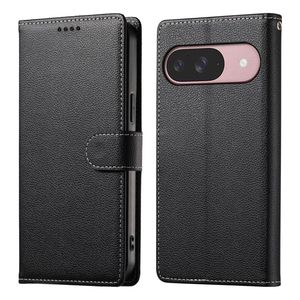 Google Pixel 11 / 11 Pro LommebokCover i PU skinn - Svart
