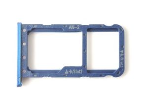 Sininen Huawei P20 Lite SIM-korttikelkka