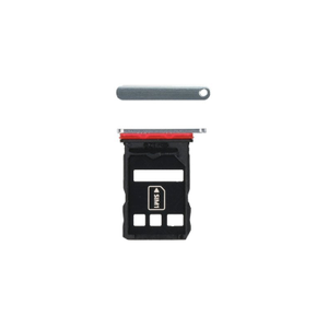 P40 Sim/SD Card Holder Silver/White
