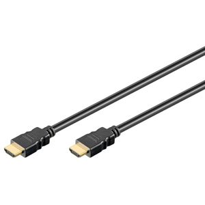 Goobay 4K, 3D, HDMI-kaapeli 1m - Musta