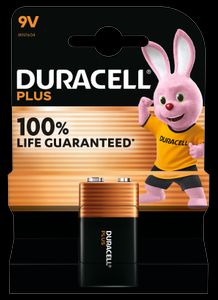 Duracell Plus 9V Alkaline Batteri
