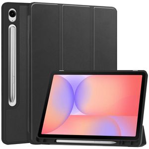 Samsung Galaxy Tab S10 Lite Etui med Stativ og Pennespor - Svart