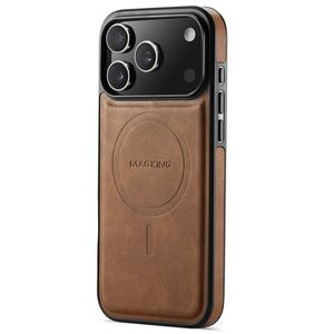 MAGKING K1 iPhone 18 Pro / 17 Pro MagSafe Deksel i PU-skinn - Brun