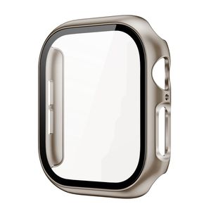 Apple Watch 12 42mm  Cover med skærmbeskyttelse i hærdet glas - Sølv