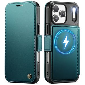 CASEME 053 iPhone 17 Pro Max Lommeboketui MagSafe RFID Blokkerende  - Turkis