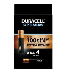 Duracell Optimum AAA-batteri MN2400/LR03 4-pakning