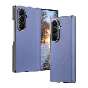 Samsung Galaxy Z Fold8 Ultra MagSafe Kuori PU-nahkaa - Sininen