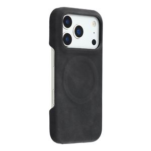 iPhone 18 Pro/17 Pro MagSafe Deksel i PU-skinn - Svart