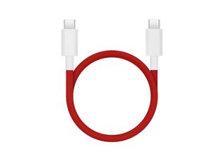 OnePlus SUPERVOOC Laddningskabel 100W USB-C/USB-C 10A, 1.2m - Röd