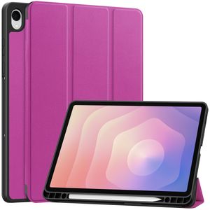 Samsung Galaxy Tab S11 Jalustakotelo kynäpaikalla – Violetti