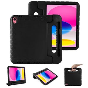 iPad A16 11" 2025/10.9" 2024 EVA-cover med standfunktion og bærehåndtag - Sort