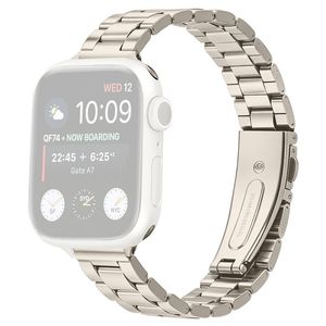 Apple Watch 49/46/44/42mm Klockarmband i rostfritt stål - Silver