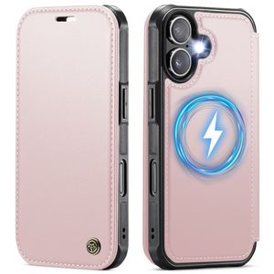 CASEME 053  iPhone 17 Lompakkokotelo MagSafe RFID-estävä - Vaaleanpunainen