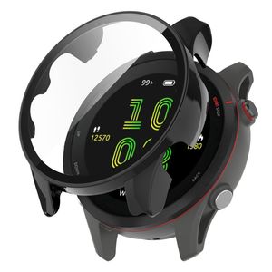 Garmin Forerunner 255 Skal med Skärmskydd i Härdat Glas – Svart